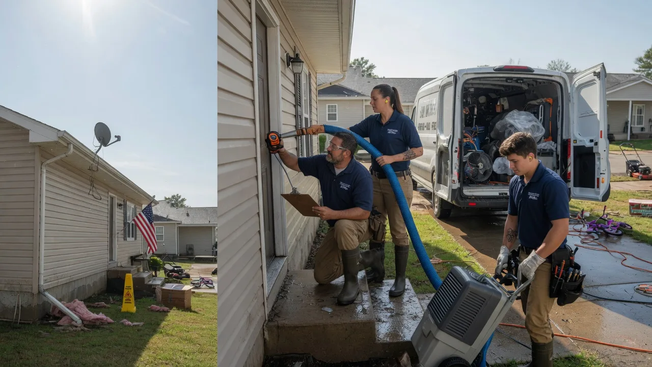 Ceiling Water Damage Restoration in Wagoner, OK near me